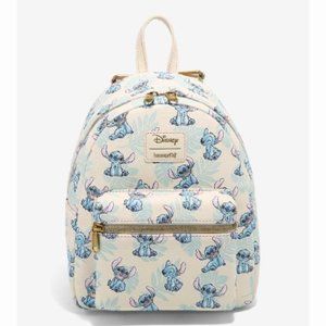 Loungefly Disney Lilo & Stitch Tropical Leaves Mini Backpack. Brand new